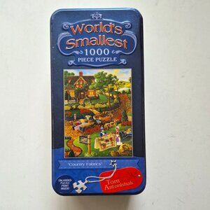 World's Smallest 1000 Piece Jigsaw Puzzle "Country Fabrics"